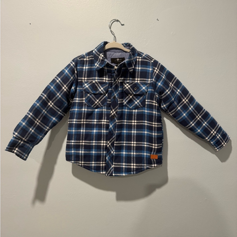 7 for all mankind 4T Boys toddler coat shacket